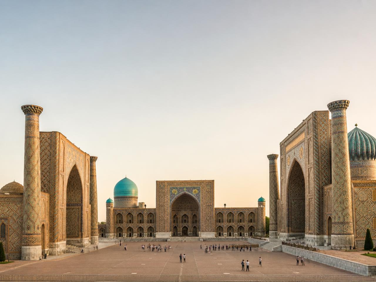 Registan square in Samarkand